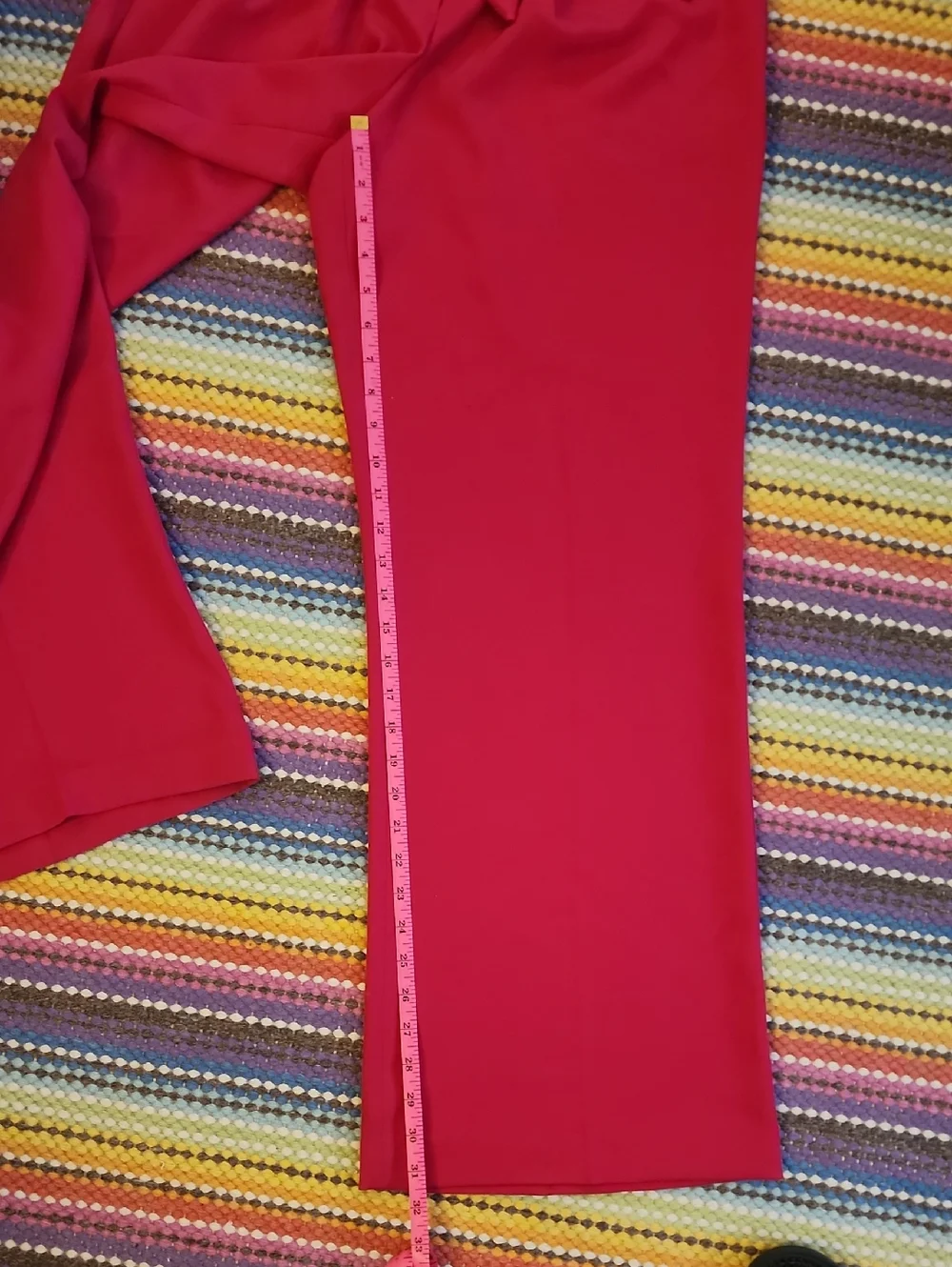Express Pink Wide Leg Paperbag Waist Pants With Zipper Fly And Drawstring